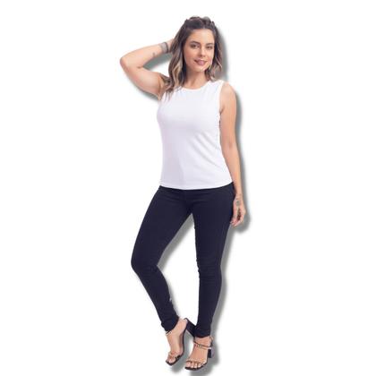 Imagem de Blusa Regata Alça Larga Várias Cores Lisa Ribana Casual