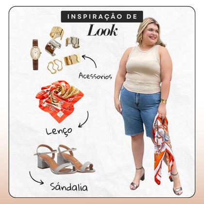 Imagem de Blusa Regata Baby Tee Canelada Midi Size Justinha Moda Feminina Primavera Verão Perfeita 25425A