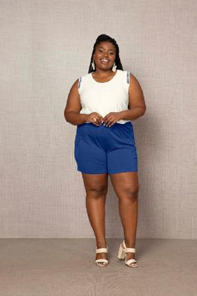 Imagem de Blusa Regata Cheia De Estilo Secret Glam Plus Size