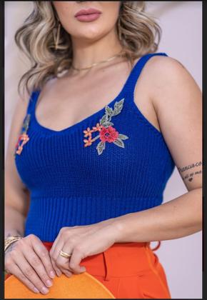 Imagem de Blusa Regata Feminino Azul