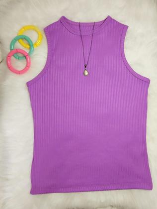 Imagem de Blusa Regata Malha Canelada