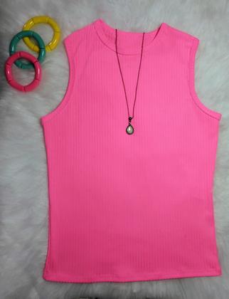 Imagem de Blusa Regata Malha Canelada