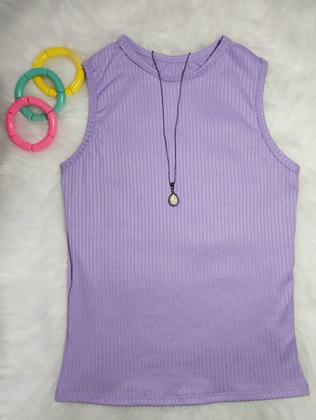 Imagem de Blusa Regata Malha Canelada