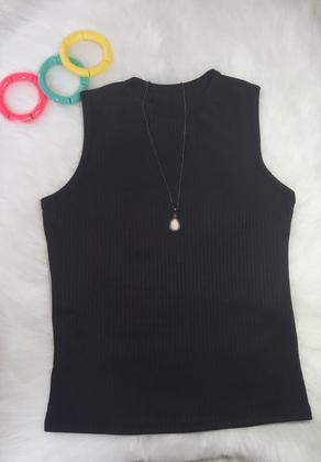 Imagem de Blusa Regata Malha Canelada