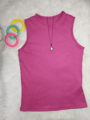 Imagem de Blusa Regata Malha Canelada