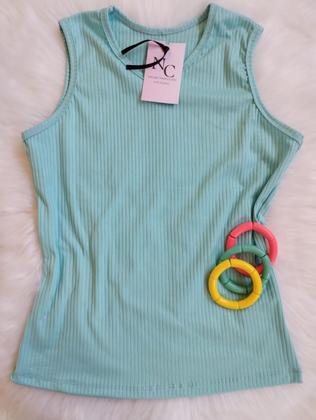 Imagem de Blusa Regata Malha Canelada