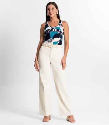 Imagem de Blusa Regata Nadador Feminina Estampada Rovitex