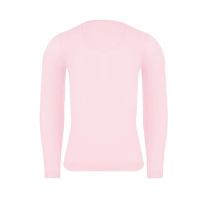 Imagem de Blusa Segunda Pele Infantil Menina Lupo Feminina Rosé Versátil para Ballet