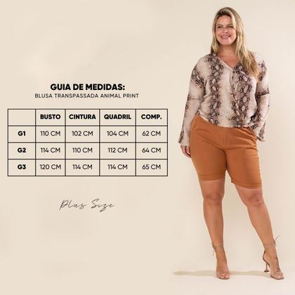 Imagem de Blusa susie transpassada animal print feminino