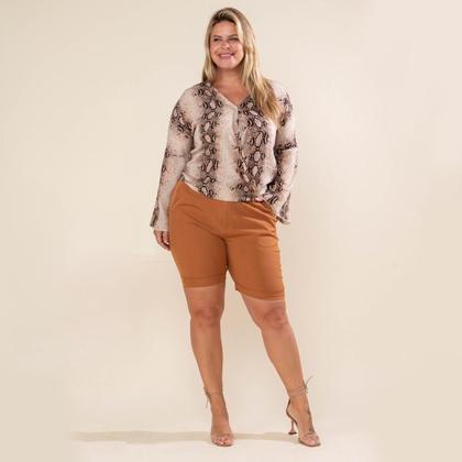 Imagem de Blusa susie transpassada animal print feminino