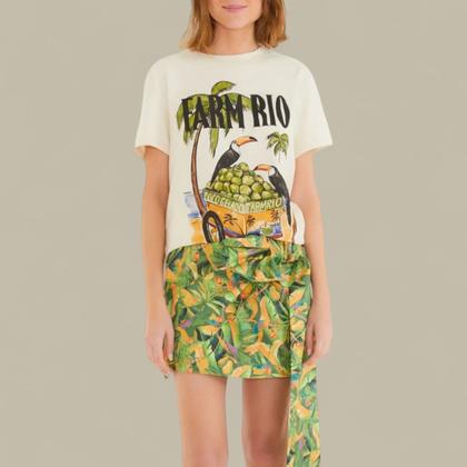 Imagem de Blusa T-Shirt Fit Farm Estampada Rio Coco Gelado Verão 25