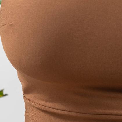 Imagem de Blusa Top Cropped Suplex Ombro Só Com Bojo