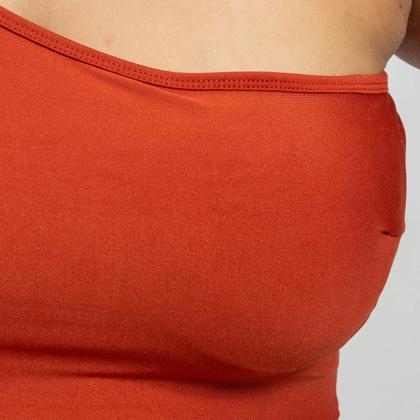 Imagem de Blusa Top Cropped Suplex Ombro Só Com Bojo