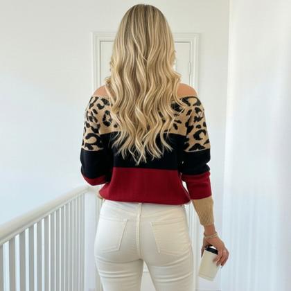 Imagem de Blusa Tricot Manga Longa Onça