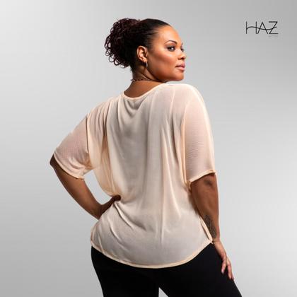 Imagem de Blusa Tule Feminino Academia Fitness Transparente Longa Verão