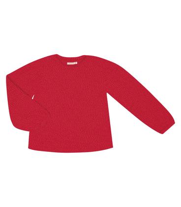 Imagem de Blusão Feminino Em Tricot Pop Endless Vermelho