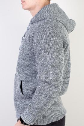 Imagem de Blusão grosso térmico masculino com capuz 90150