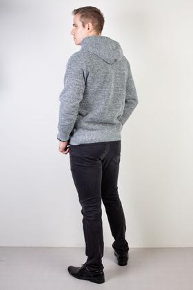 Imagem de Blusão grosso térmico masculino com capuz 90150