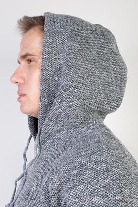 Imagem de Blusão grosso térmico masculino com capuz 90150