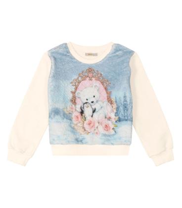 Imagem de Blusão Infantil Moletom Estampado Trick Nick Bege