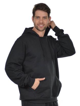 Imagem de Blusão Jovem Moletom Flanelado Básico Masculino Fenomenal