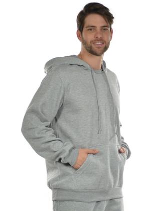 Imagem de Blusão Jovem Moletom Flanelado Básico Masculino Fenomenal