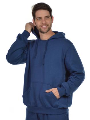 Imagem de Blusão Jovem Moletom Flanelado Básico Masculino Fenomenal