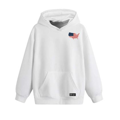 Imagem de Blusão Moletom Canguru Eua Infantil Personalizado com Capuz e Bolso