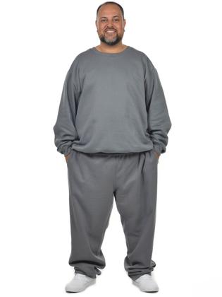 Imagem de Blusão moletom flanelado plus size masculino fenomenal