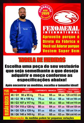 Imagem de Blusão moletom flanelado plus size masculino fenomenal