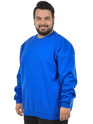Imagem de Blusão moletom flanelado plus size masculino fenomenal
