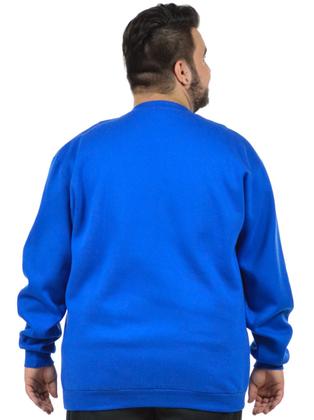 Imagem de Blusão moletom flanelado plus size masculino fenomenal