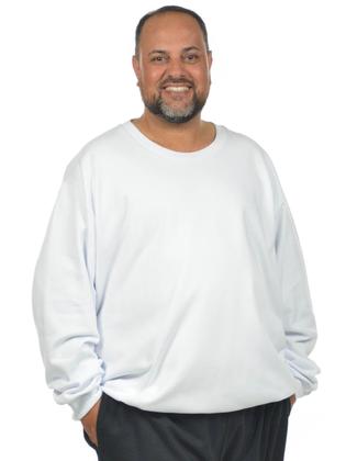 Imagem de Blusão moletom flanelado plus size masculino fenomenal