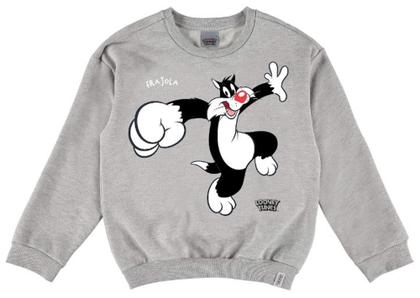 Imagem de Blusão Moletom Looney Tunes Infantil Flanelado por Dentro com Punho Moletom Flanelado - Malwee Kids