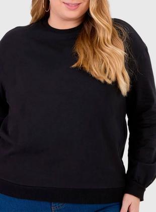 Imagem de Blusão Moletom Malwee 1000098105 Feminino Plus Size Com Stretch Flanelada T. G1/G3