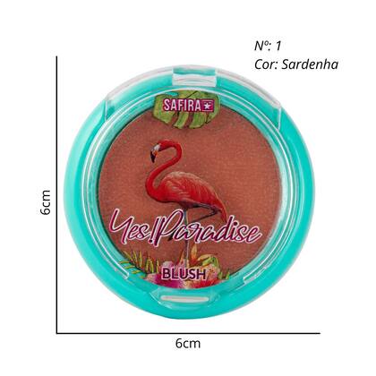 Imagem de Blush Compacto Em Pó Nº 1 Coleção Yes!Paradise Safira