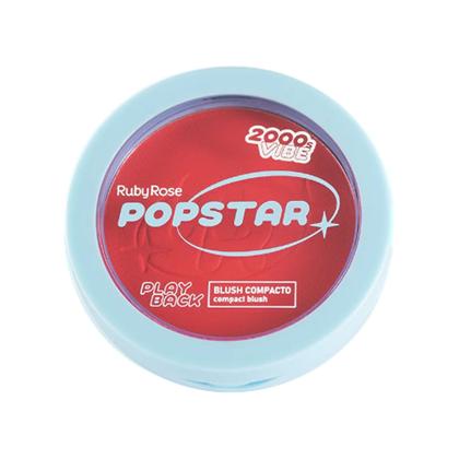 Imagem de Blush Compacto Ruby Rose Playback Popstar Hbm08