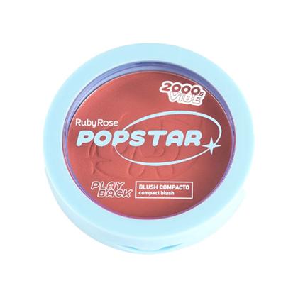 Imagem de Blush Compacto Ruby Rose Playback Popstar Hbm08