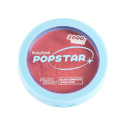 Imagem de Blush Compacto Ruby Rose Playback Popstar Hbm08
