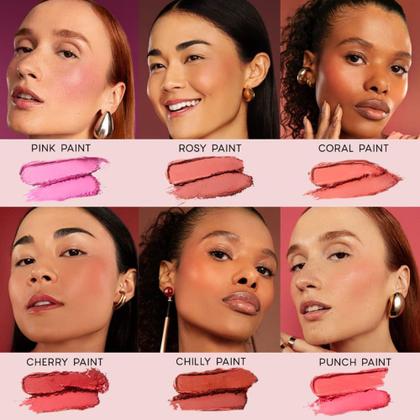 Imagem de Blush Cremoso e Pó Rosa Pink /Duo Punch Paint Océane Edition