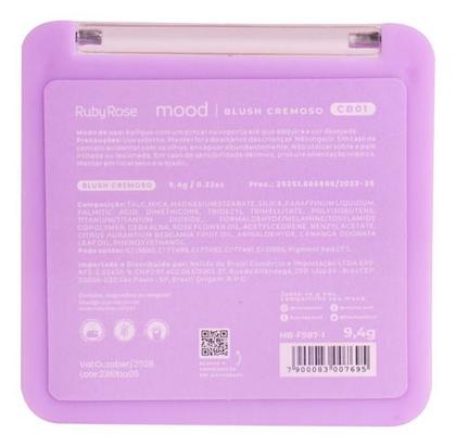 Imagem de Blush cremoso mood cb01 hbf5871 rubyrose