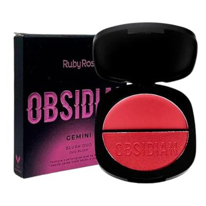Imagem de Blush Duo Obsidian Gemini OG01 Ruby Rose