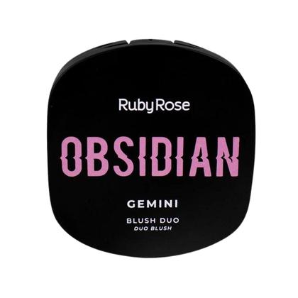 Imagem de Blush Duo Ruby Rose Obsidian Gemini Og03 7,9g
