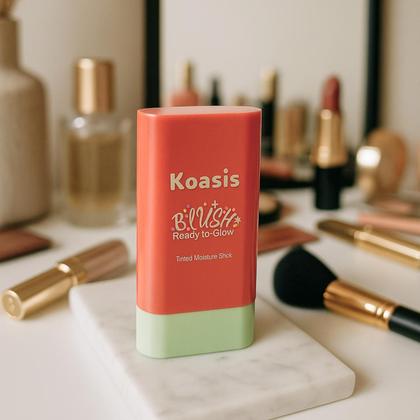 Imagem de Blush em Barra ReadytoGlow Koasis Textura hidratante cremosa e suave