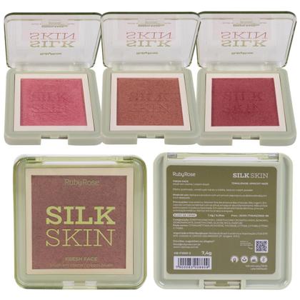 Imagem de Blush Em Creme Fresh Face Ruby Rose Silk Skin HBF1000