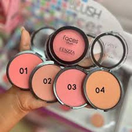 Imagem de Blush faces Fenzza Cor 03 - Maquiagem mais vendida  Durabilidade  Textura fininha super natural