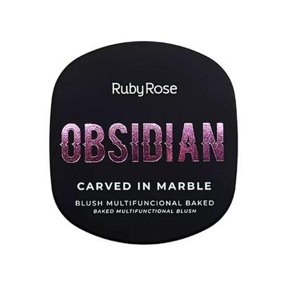 Imagem de Blush Multifuncional Carved In Marble Obsidian Ruby Rose