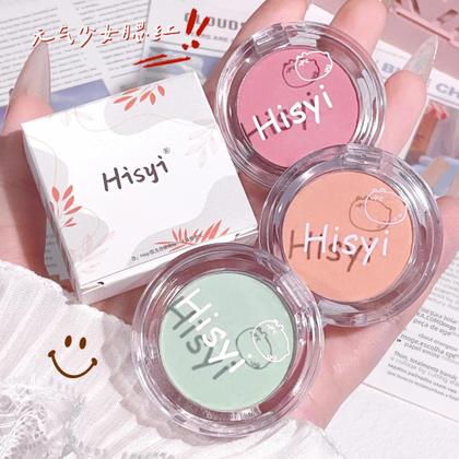 Imagem de Blush Natural Matte Nude Para Meninas HISYI Cosméticos Monocromáticos Clareadores Vitalidade