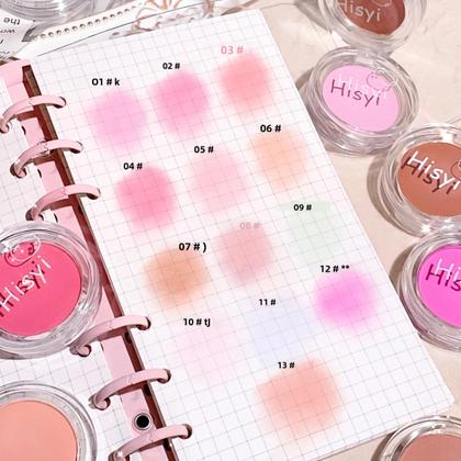 Imagem de Blush Natural Matte Nude Para Meninas HISYI Cosméticos Monocromáticos Clareadores Vitalidade