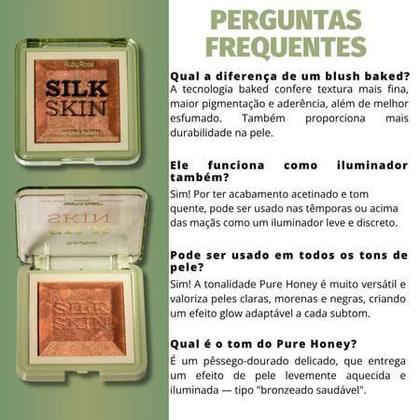 Imagem de Blush Ruby Rose Marble Bloom Silk Skin Pure Honey Hb-F1001-3